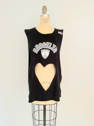 BROOKLYN BELLY HEART CUT OUT TANK