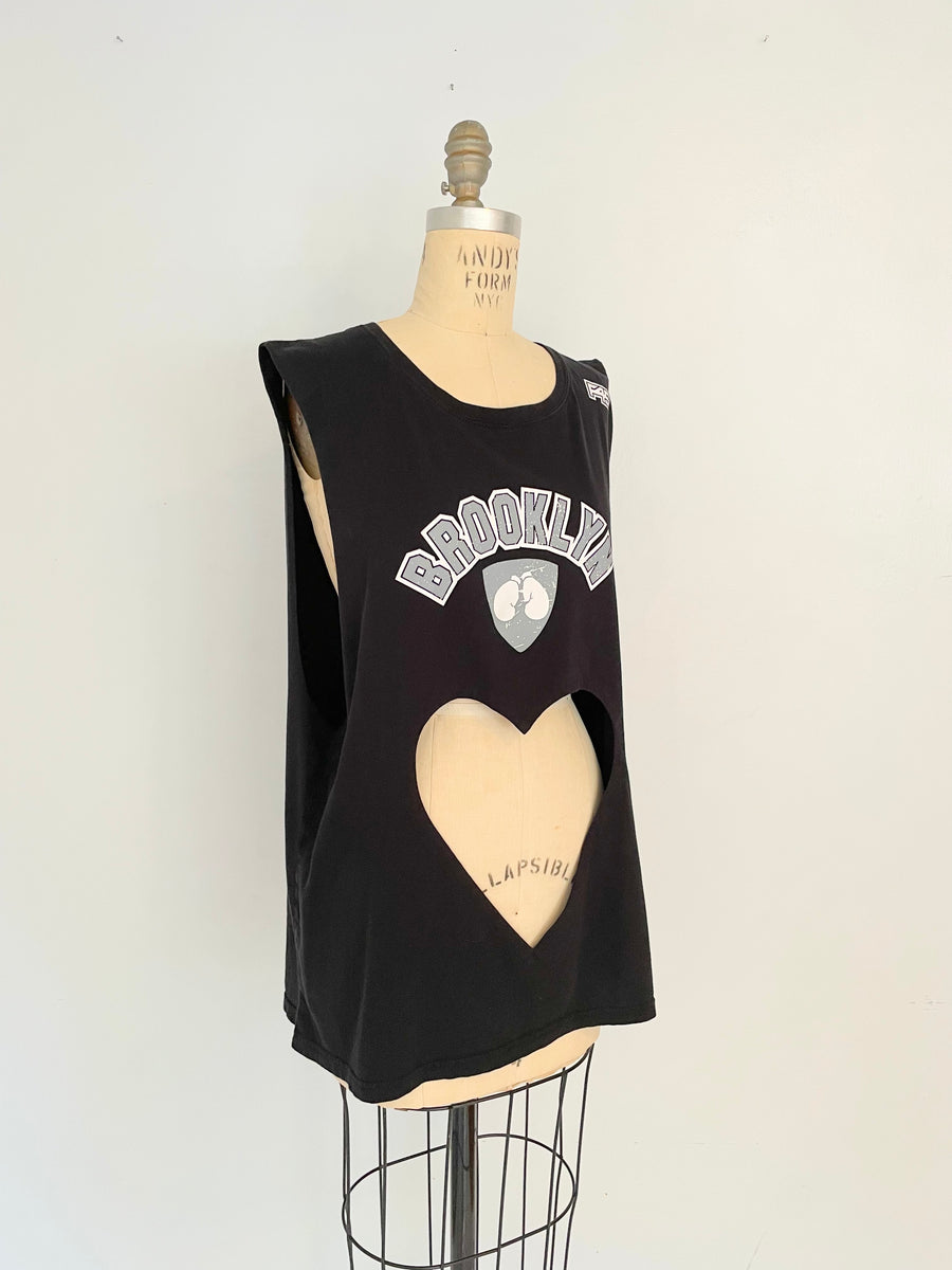 BROOKLYN BELLY HEART CUT OUT TANK