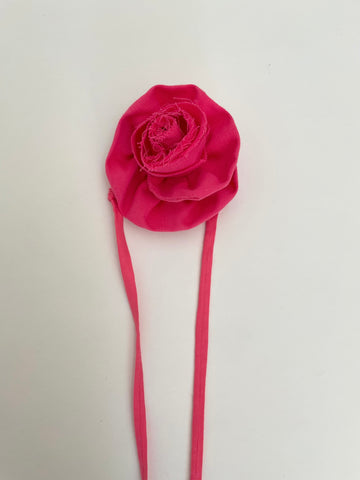 pink ankle flower accessory