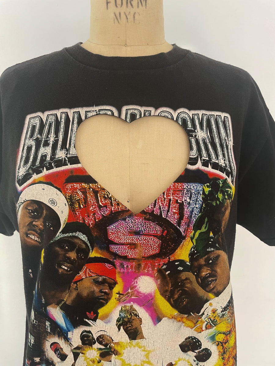 BALLER BLOCKIN HEAT CUT OUT TEE