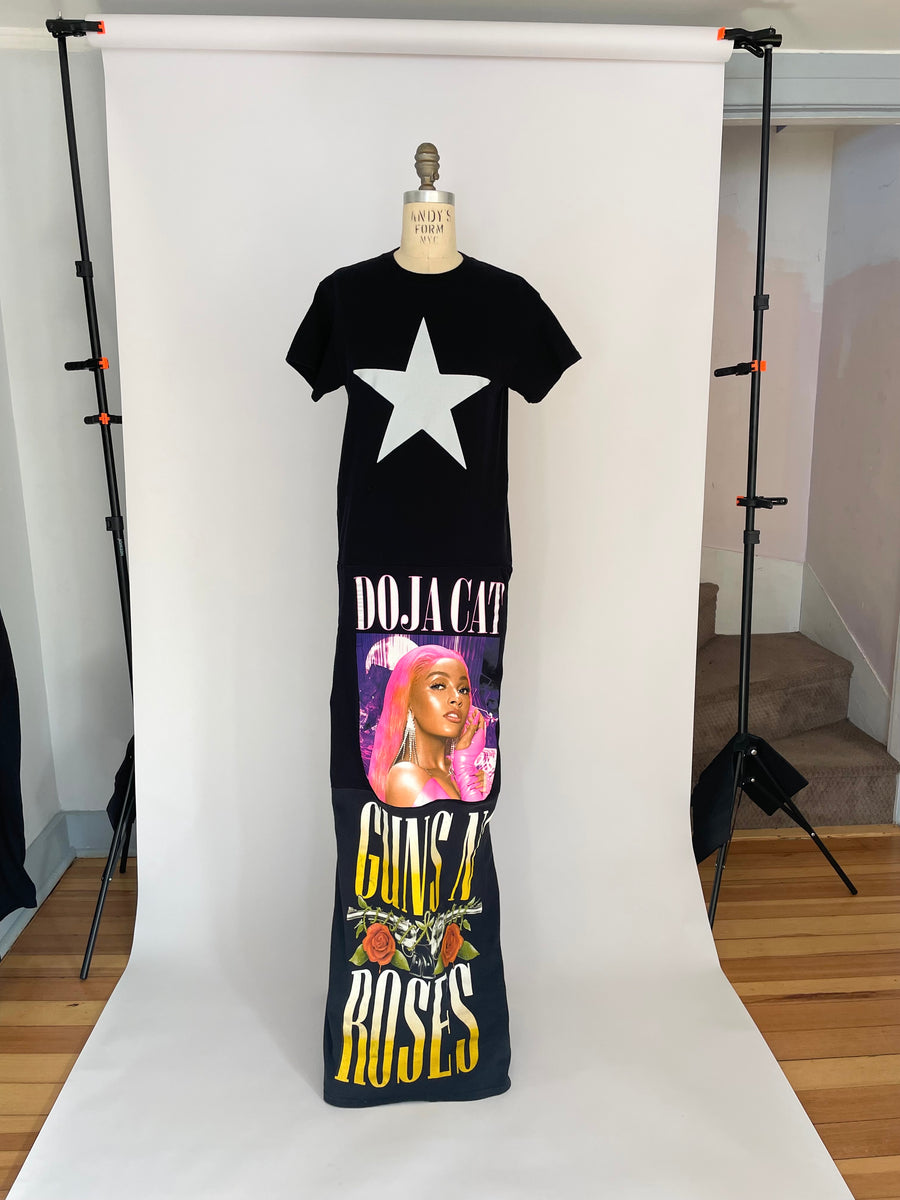 ROCKSTAR T-shirt dress