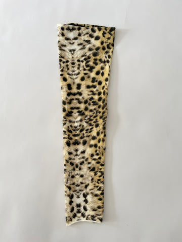 Leopard print legging on a white background