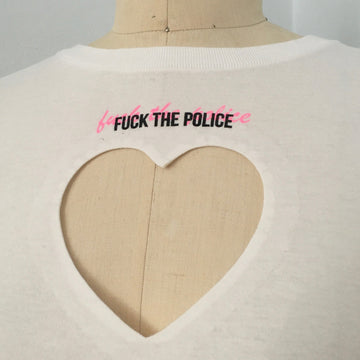 FTP SILKSCREEN HEART CUT-OUT TEE