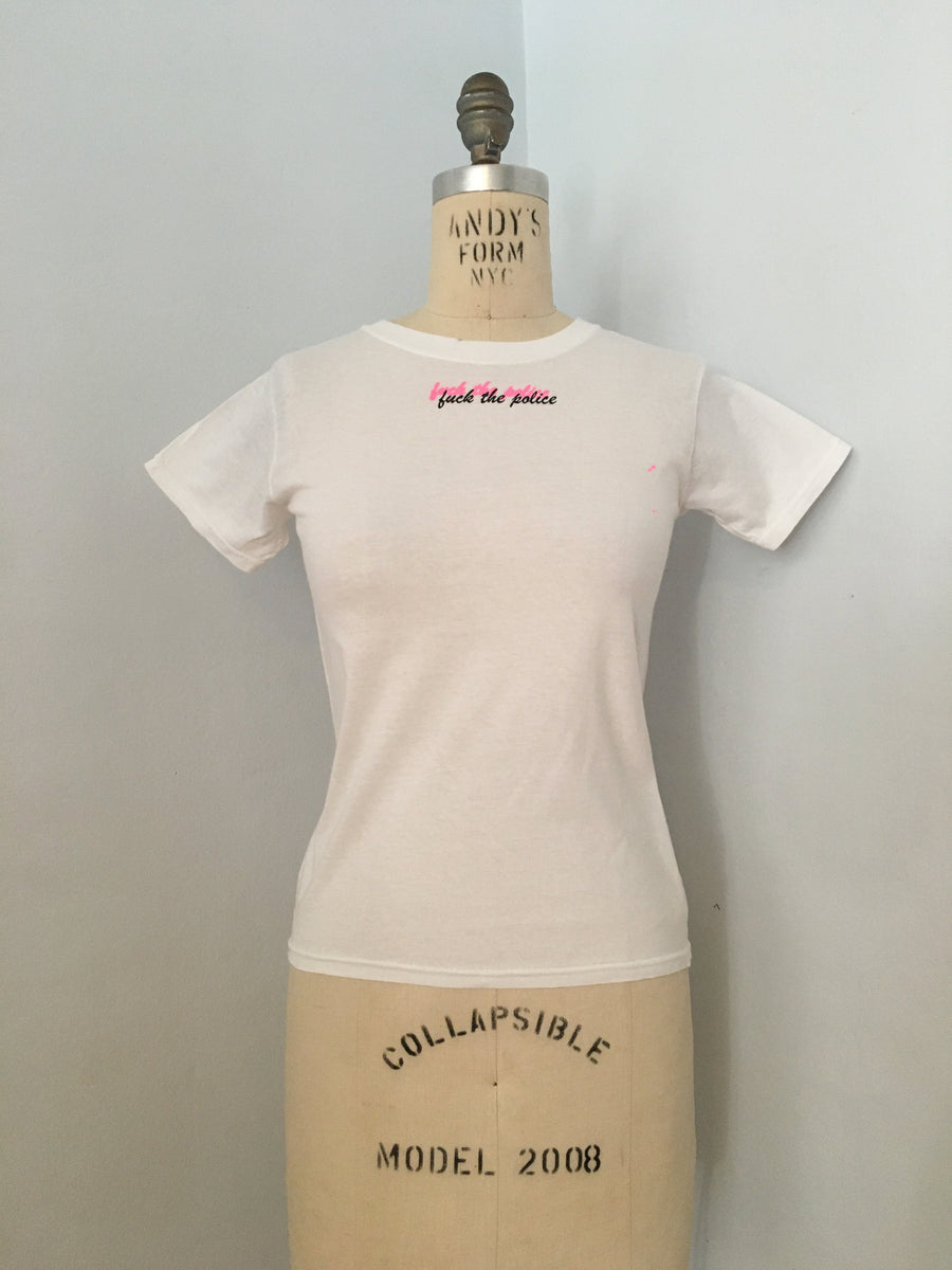 FTP SILKSCREEN BACK HEART CUT-OUT TEE